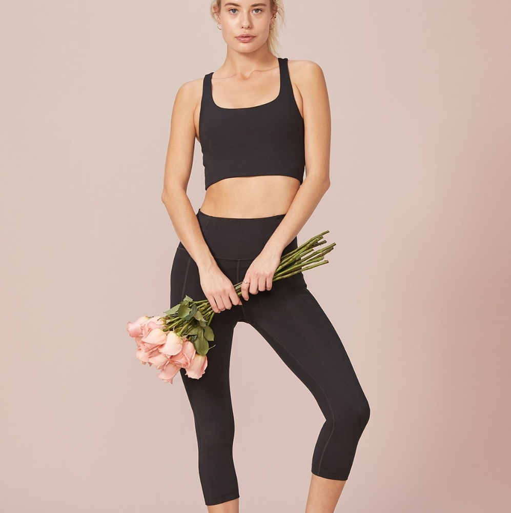 Small Black Capri Leggings New With Tags Girlfriend Collective